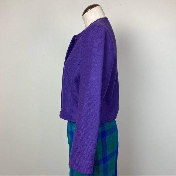 Vintage Pendleton Cropped Wool Blazer - Picture 5 of 10